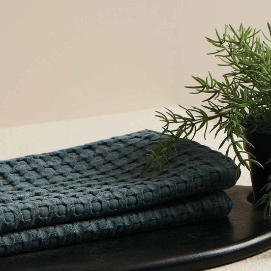 BLUEBERRY WAFFLE TOWEL (SET OF 4)