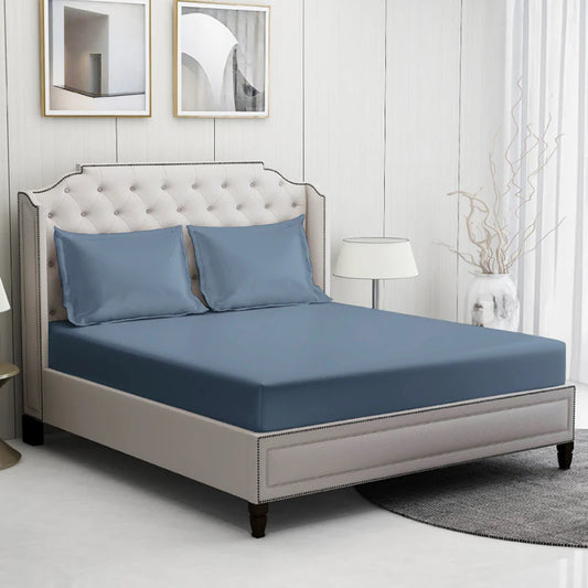 OCEAN CURRENTS SOLID BEDSHEET