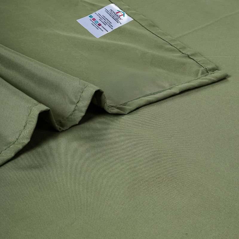 OLIVE YOU SOLID BEDSHEET