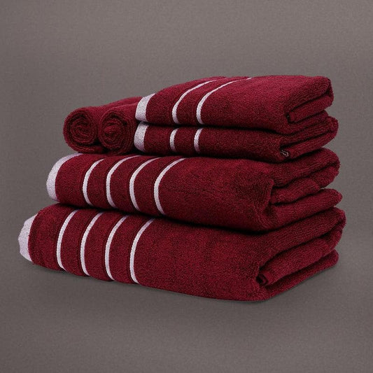 RED OH-SO-SOFT TOWEL (SET OF 6)