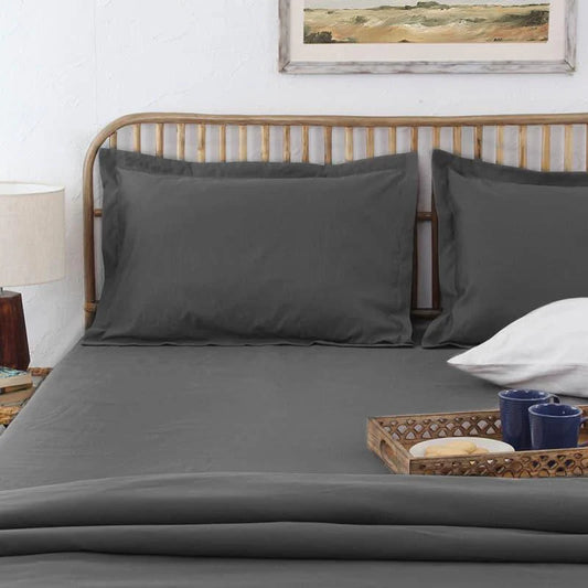NIGHTS OF CHARCOAL SOLID BEDSHEET