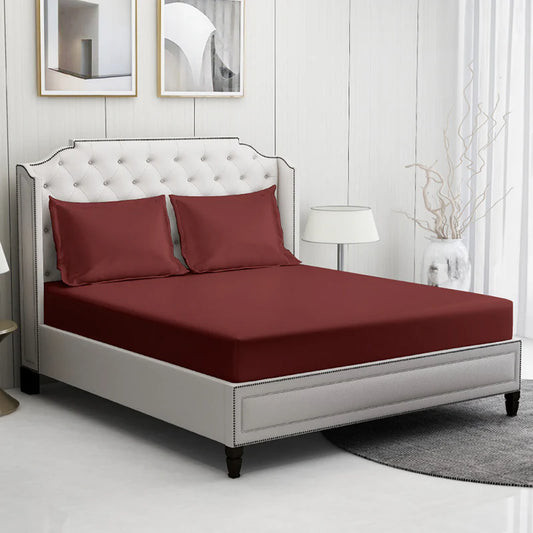 ROUGE ROSE SOLID BEDSHEET