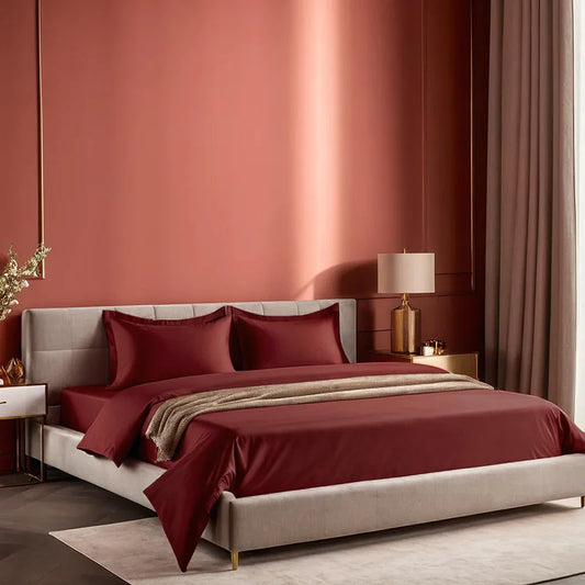 ROUGE ROSE SOLID BEDSHEET