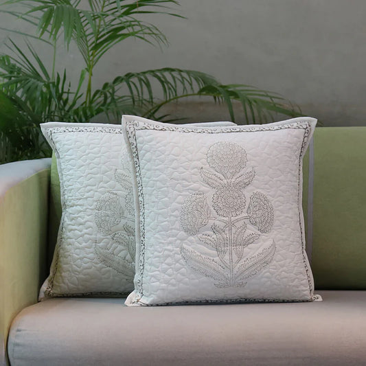 IVORY MARIGOLD CUSHION