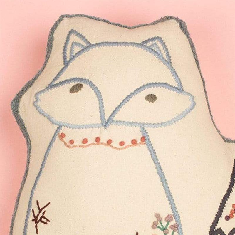 FOX AND FLOWERS CUSHION