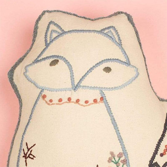 FOX AND FLOWERS CUSHION