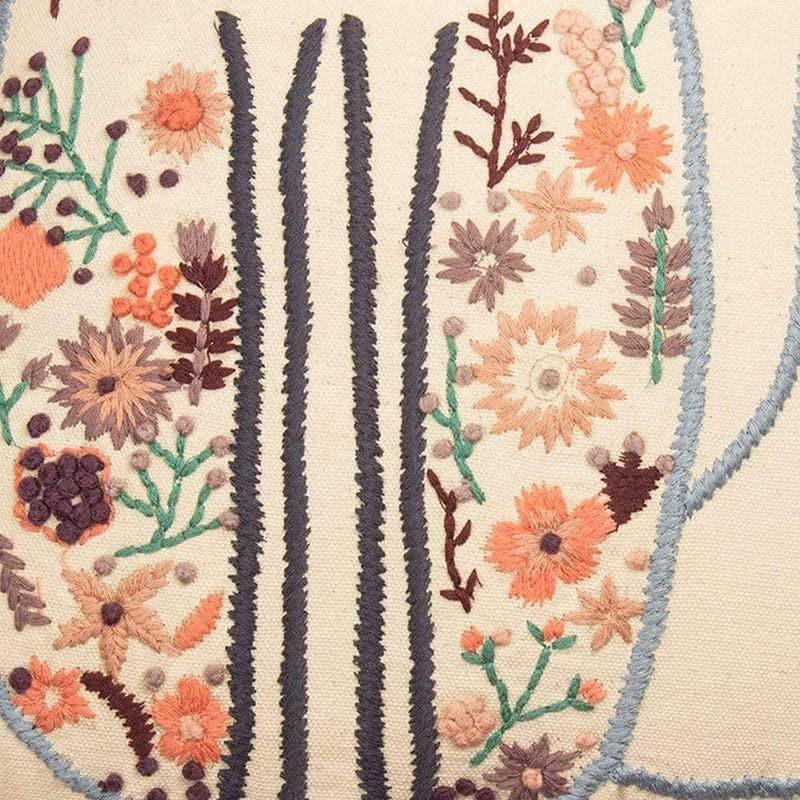FOX AND FLOWERS CUSHION