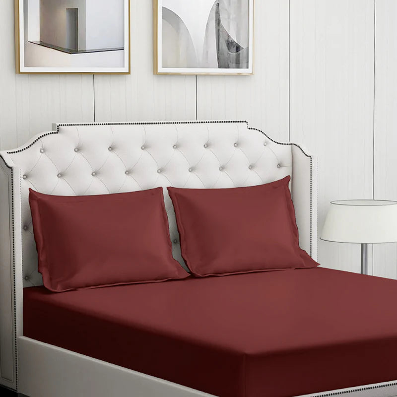 ROUGE ROSE SOLID BEDSHEET