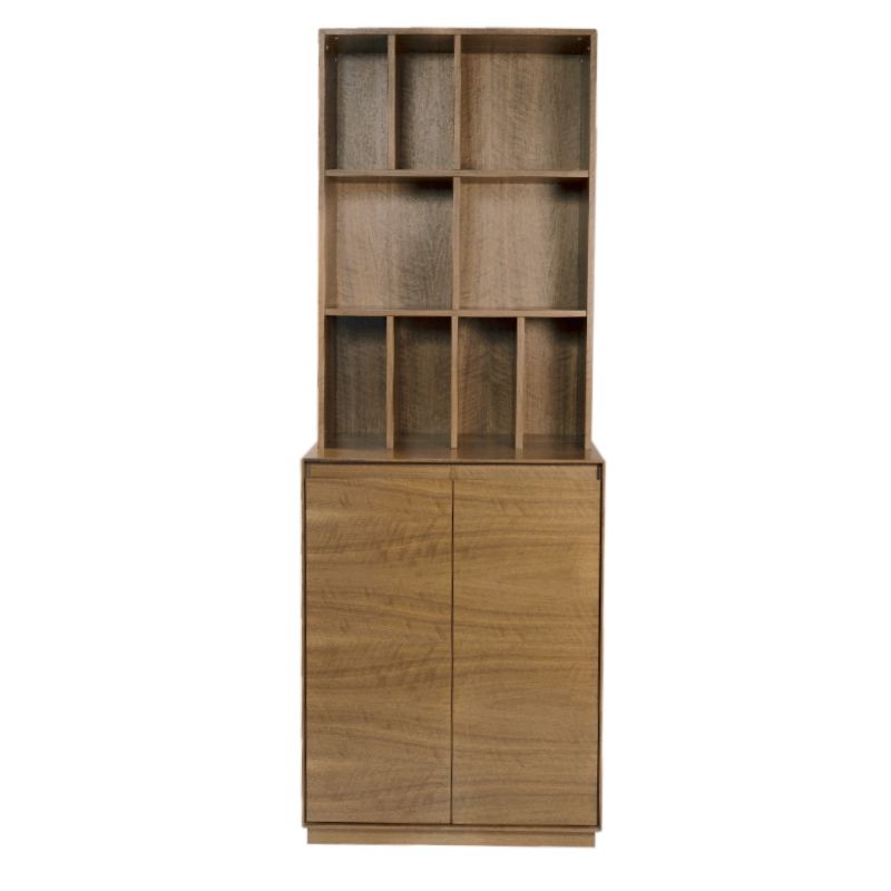 Against a white background, the Oak Natural Arry Dining Cabinet, a wooden crockery and storage solution you can buy online at Sukham Home, a sustainable furniture, kitchen & dining and home decor store in Kolkata, India