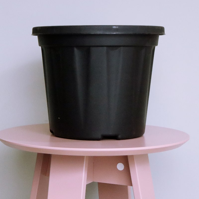 12 inch black plastic plant pots 12 INCH BLACK NURSERY POT