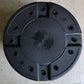 Bottom of the 14 inch black nursery pot and gardening tools you can buy online at Sukham Home, a sustainable furniture, gardening and home decor store in Kolkata, India