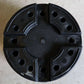 Bottom part of the 8 inch black nursery pot and gardening tools you can buy online at Sukham Home, a sustainable furniture, gardening and home decor store in Kolkata, India