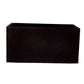 Against a white background, Brown Stone Quebec Rectangle, a rectangle stone finish plastic planter that looks like granite available at Sukham Home, a sustainable furniture, gardening and home decor store in Kolkata, India