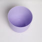 Top view of the purple Verona, a round colourful indoor planter made from plastic that you can buy online at Sukham Home, a sustainable furniture, gardening and home decor store in Kolkata, India
