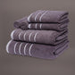 Whole set of Grey Oh-So-Soft, a set of 6 purple towels, you can buy online at Sukham Home, a sustainable furniture, kitchen & dining and home decor store in Kolkata, India